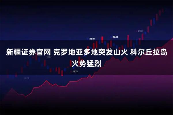 新疆证券官网 克罗地亚多地突发山火 科尔丘拉岛火势猛烈